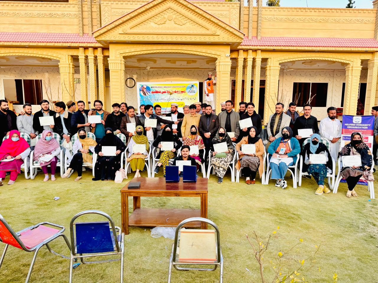 Field team meeting families